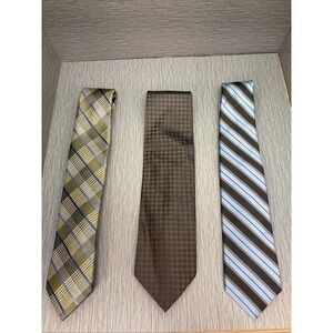 Designer Silk Ties Lot 3 Brooks Brothers Michael Kors Hart Schaffner Marx